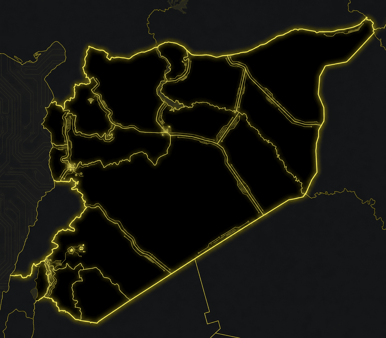خريطة سوريا التفاعلية - فروع مجموعة الحسون التجارية